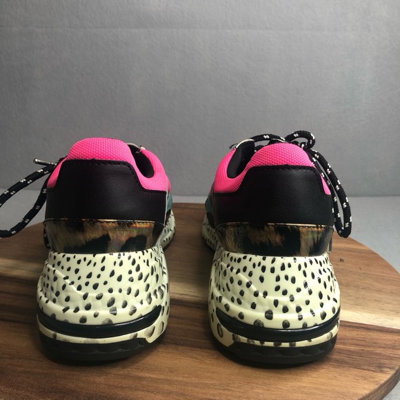 Steve Madden Women's BARRA Wedge Shoes Size 8.5 M Multicolor BARA01S1 - Picture 4 of 8